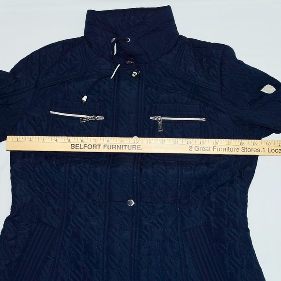 NEW Vince Camuto Quilted Navy Blue Jacket - Small - Picture 13 of 13